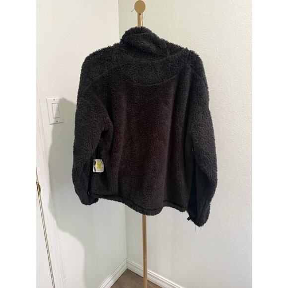 Free People Movement Sherpa Fleece 1/4 Zip Long Sleeve Sweatshirt Small New - Picture 3 of 5